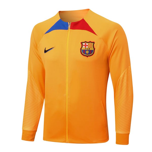 Sweatjacken Barcelona 2023 Orange Blau